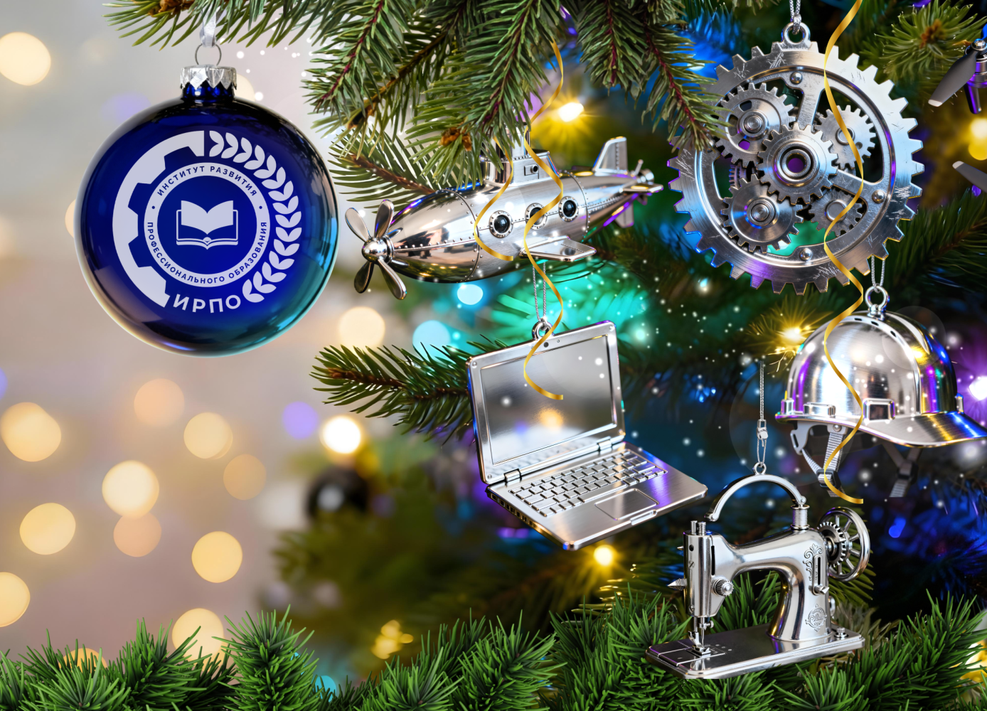 Поздравление ректора ИРПО Сергея Кожевникова с Новым годом