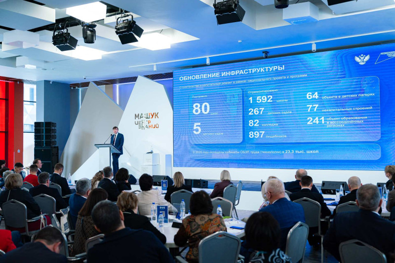 Дмитрий Чернышенко и Сергей Кравцов провели итоговое заседание Коллегии Минпросвещения